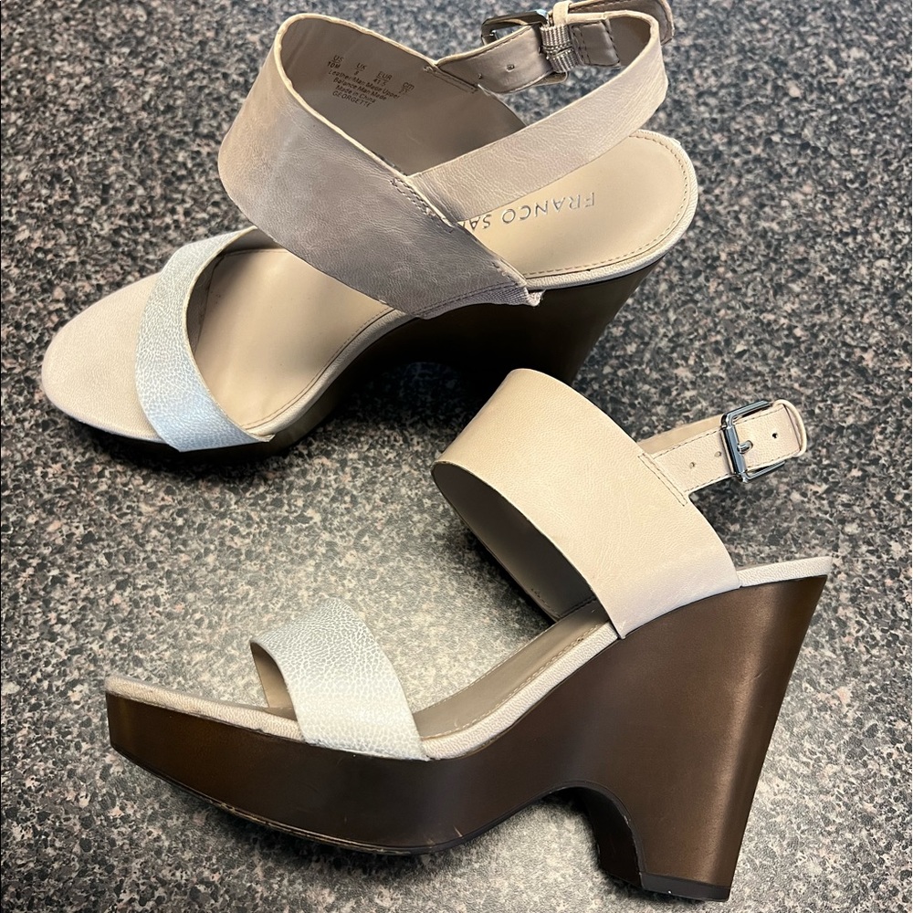 Franco Sarto wedge block heels‎ 10